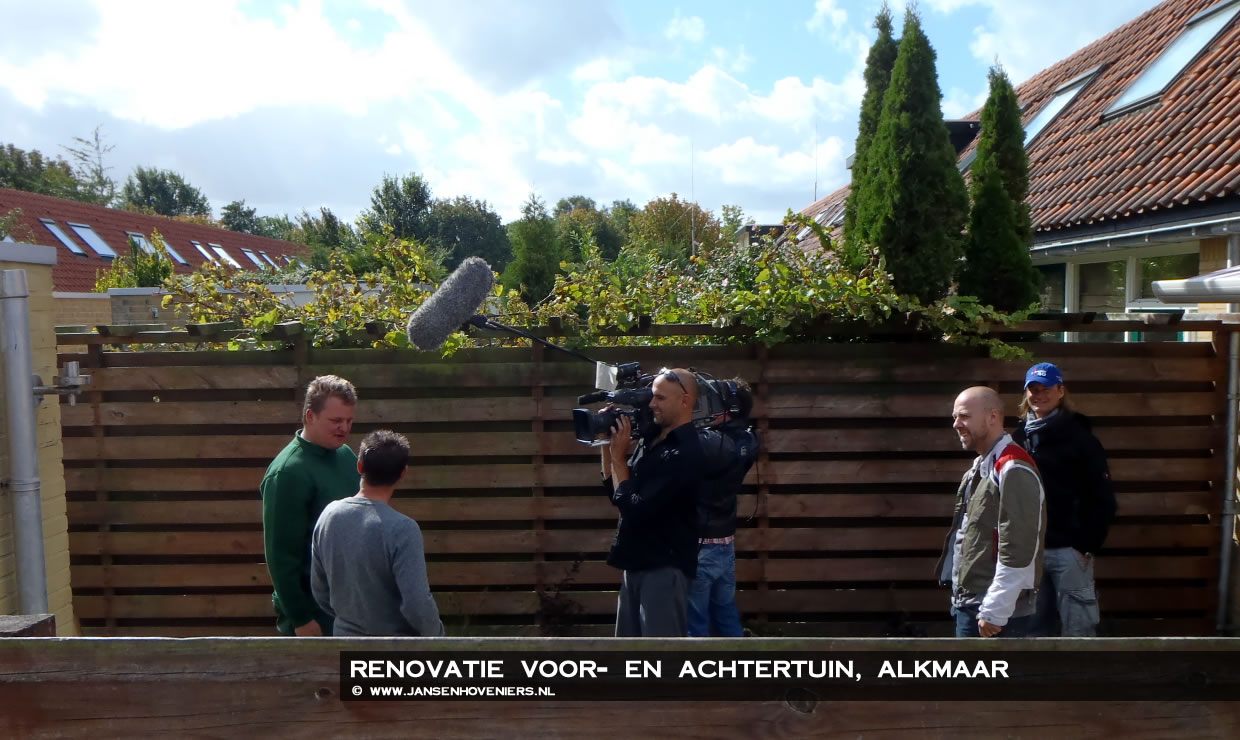 Renovatie voor- en achtertuin, Alkmaar voor TV programma Uitstel van Executie!