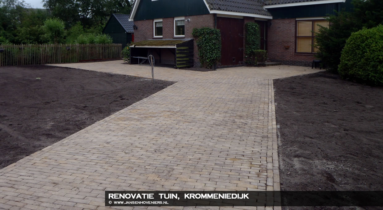 Renovatie tuin Krommeniedijk