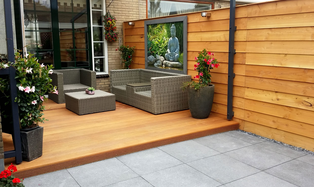 Renovatie achtertuin, Volendam